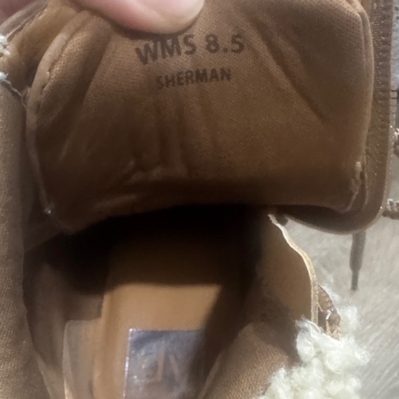 Dolce Vita Tan Wedge Boots - Picture 13 of 13